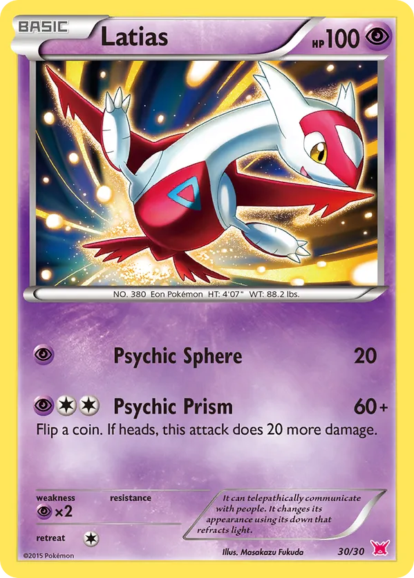 Latias - XY Trainer Kit Latias - #30 - Pokemon TCG card