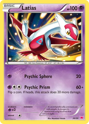 Latias #30 Latias - XY Trainer Kit Latias - #30 - Pokemon TCG card