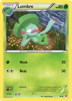 Lombre - XY Trainer Kit Latias - #6 - Pokemon TCG card