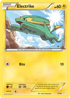 Electrike - XY Trainer Kit Pikachu Libre - #11 - Pokemon TCG card