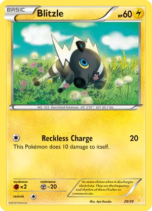 Blitzle - XY Trainer Kit Pikachu Libre - #26 - Pokemon TCG card