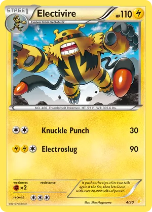 Electivire #4 Electivire - XY Trainer Kit Pikachu Libre - #4 - Pokemon TCG card