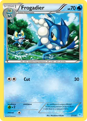 Frogadier - XY Trainer Kit Suicune - #21 - Pokemon TCG card