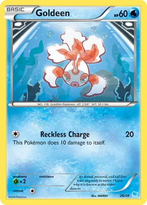 Goldeen - XY Trainer Kit Suicune - #26 - Pokemon TCG card