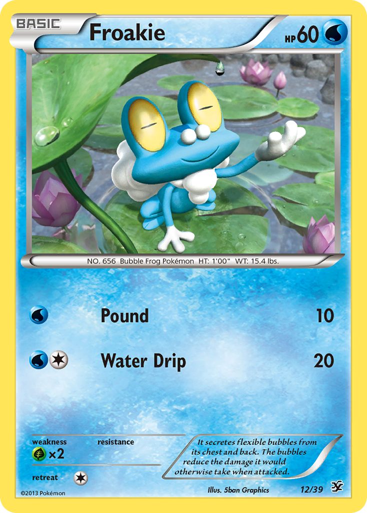 Froakie - Kalos Starter Set - #12 - Pokemon TCG card