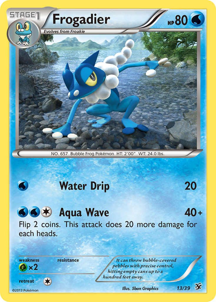 Frogadier - Kalos Starter Set - #13 - Pokemon TCG card