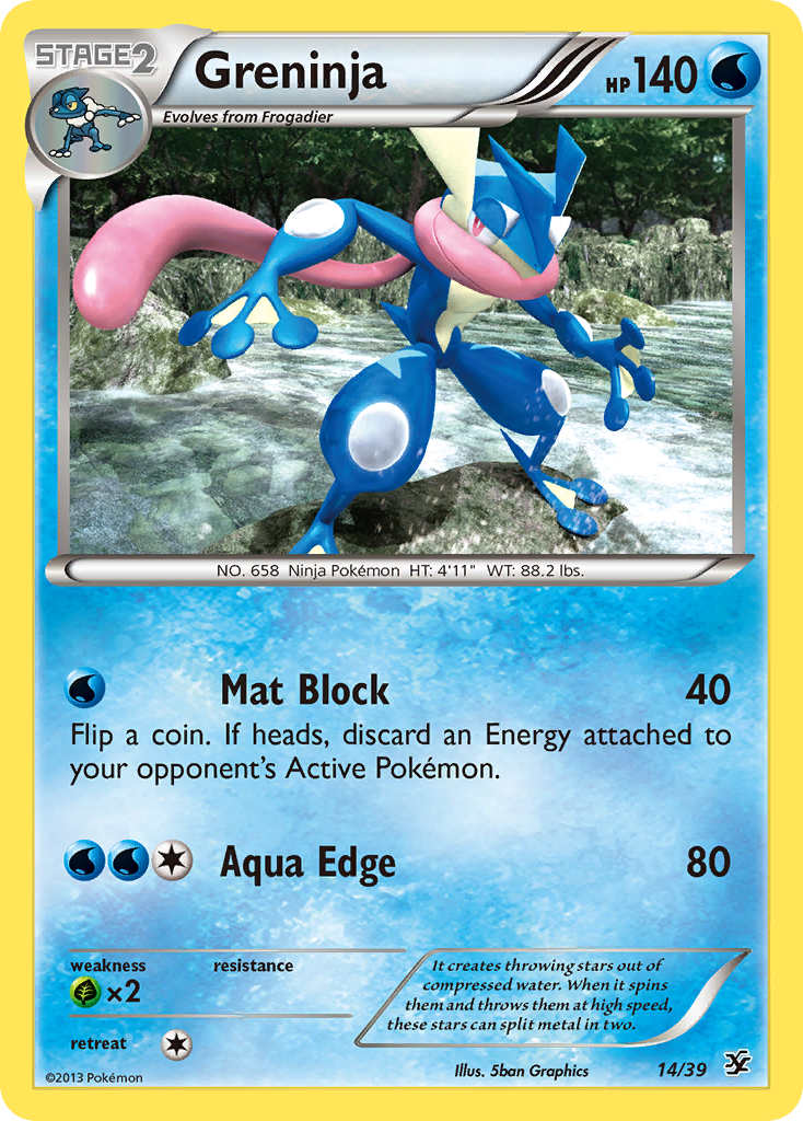 Greninja - Kalos Starter Set - #14 - Pokemon TCG card