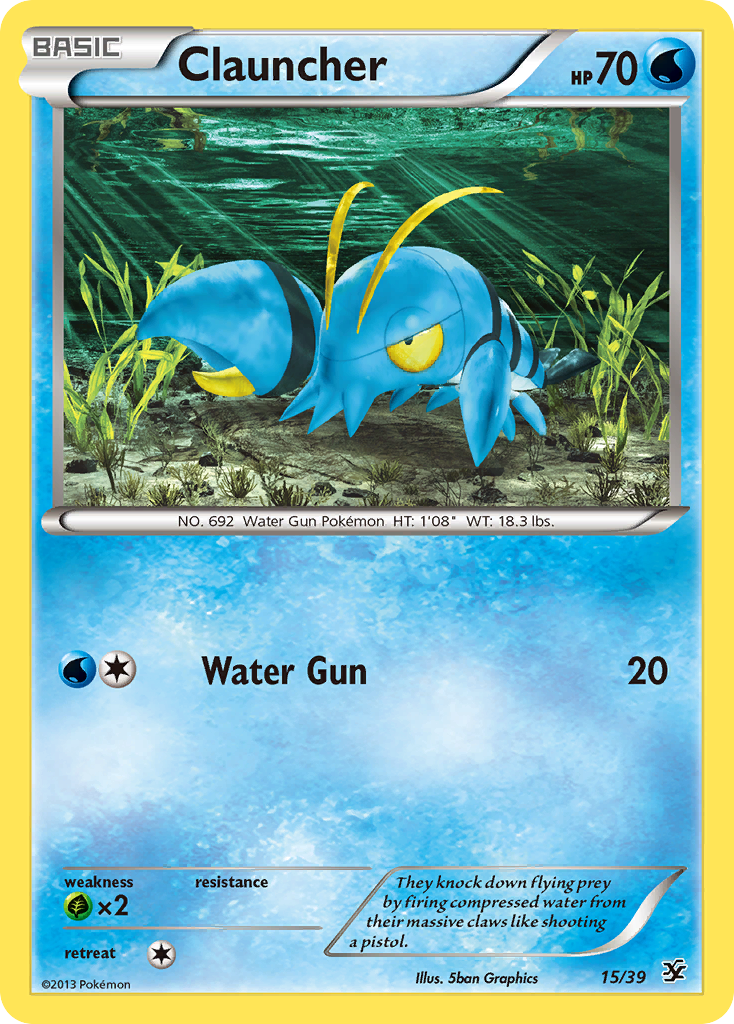 Clauncher - Kalos Starter Set - #15 - Pokemon TCG card