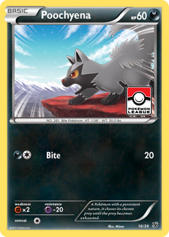 Poochyena #16 Poochyena - Kalos Starter Set - #16 - Pokemon TCG card