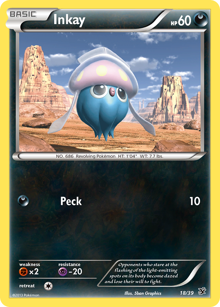 Inkay - Kalos Starter Set - #18 - Pokemon TCG card