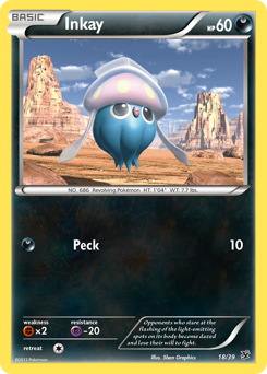 Inkay - Kalos Starter Set - #18 - Pokemon TCG card