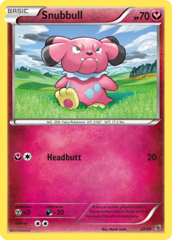 Snubbull - Kalos Starter Set - #22 - Pokemon TCG card