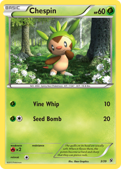 Chespin - Kalos Starter Set - #3 - Pokemon TCG card
