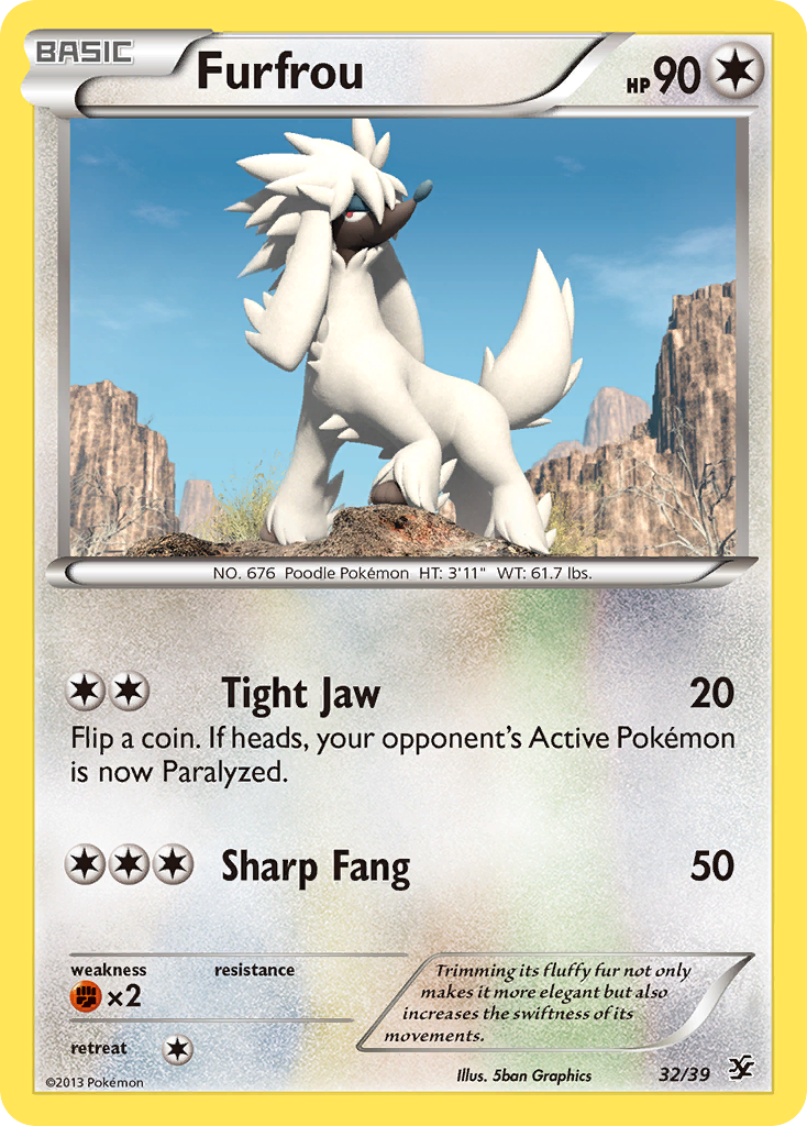 Furfrou - Kalos Starter Set - #32 - Pokemon TCG card