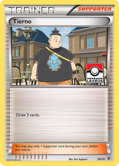 Tierno - Kalos Starter Set - #39 - Pokemon TCG card
