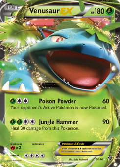 Venusaur-EX #1 Venusaur-EX - XY - #1 - Pokemon TCG card