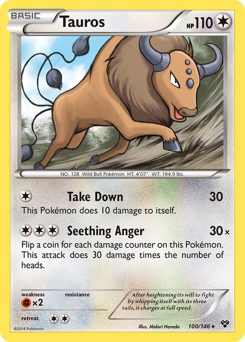 Tauros - XY - #100 - Pokemon TCG card