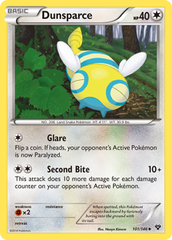 Dunsparce #101 Dunsparce - XY - #101 - Pokemon TCG card