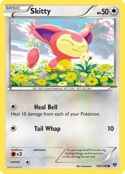 Skitty #104 Skitty - XY - #104 - Pokemon TCG card