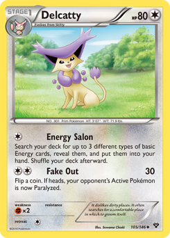 Delcatty - XY - #105 - Pokemon TCG card
