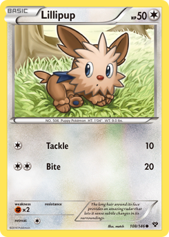 Lillipup #108 Lillipup - XY - #108 - Pokemon TCG card