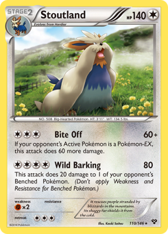 Stoutland #110 Stoutland - XY - #110 - Pokemon TCG card