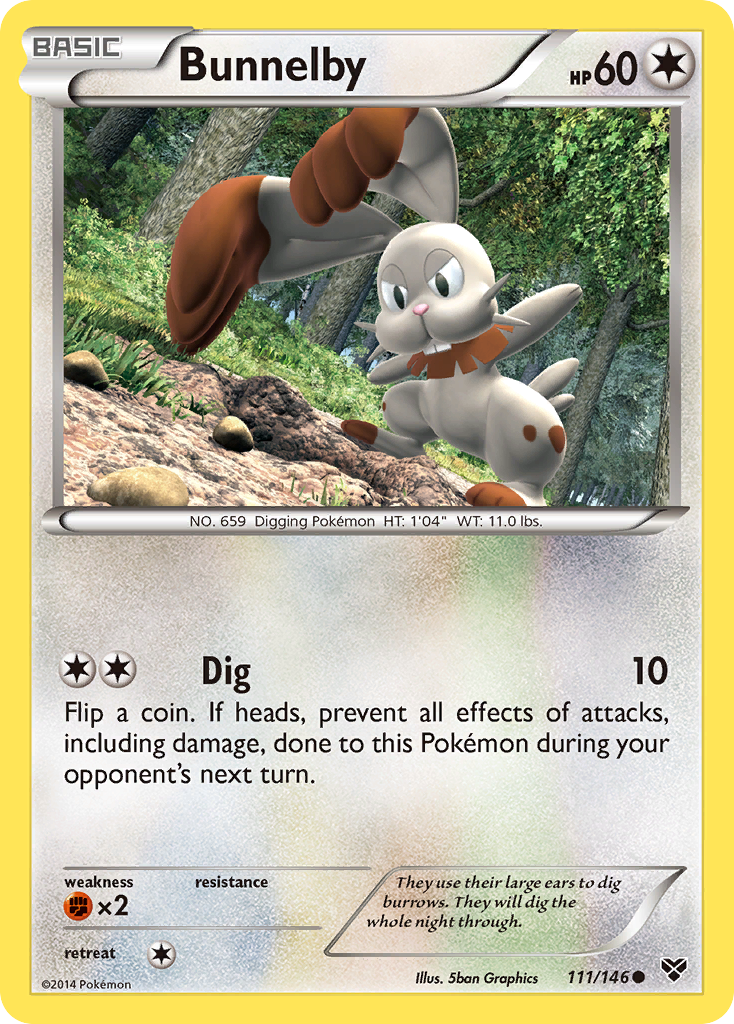 Bunnelby - XY - #111 - Pokemon TCG card