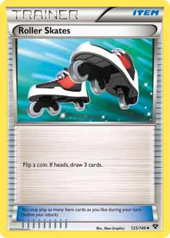 Roller Skates - XY - #125 - Pokemon TCG card
