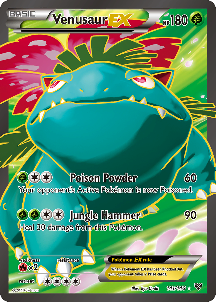 Venusaur-EX - XY - #141 - Pokemon TCG card