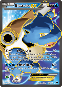 Blastoise-EX #142 Blastoise-EX - XY - #142 - Pokemon TCG card