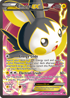 Emolga-EX #143 Emolga-EX - XY - #143 - Pokemon TCG card
