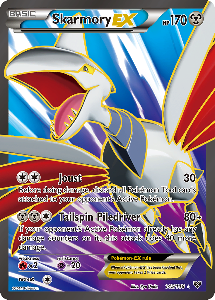 Skarmory-EX - XY - #145 - Pokemon TCG card