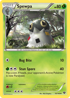 Spewpa #16 Spewpa - XY - #16 - Pokemon TCG card