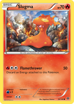 Slugma #20 Slugma - XY - #20 - Pokemon TCG card