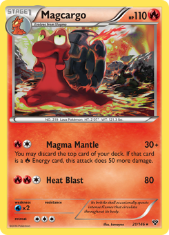 Magcargo #21 Magcargo - XY - #21 - Pokemon TCG card
