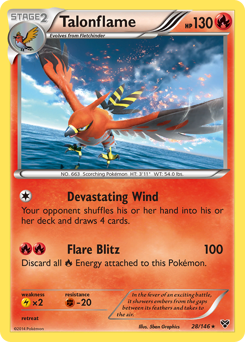 Talonflame #28 Talonflame - XY - #28 - Pokemon TCG card