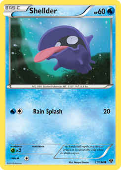 Shellder #31 Shellder - XY - #31 - Pokemon TCG card
