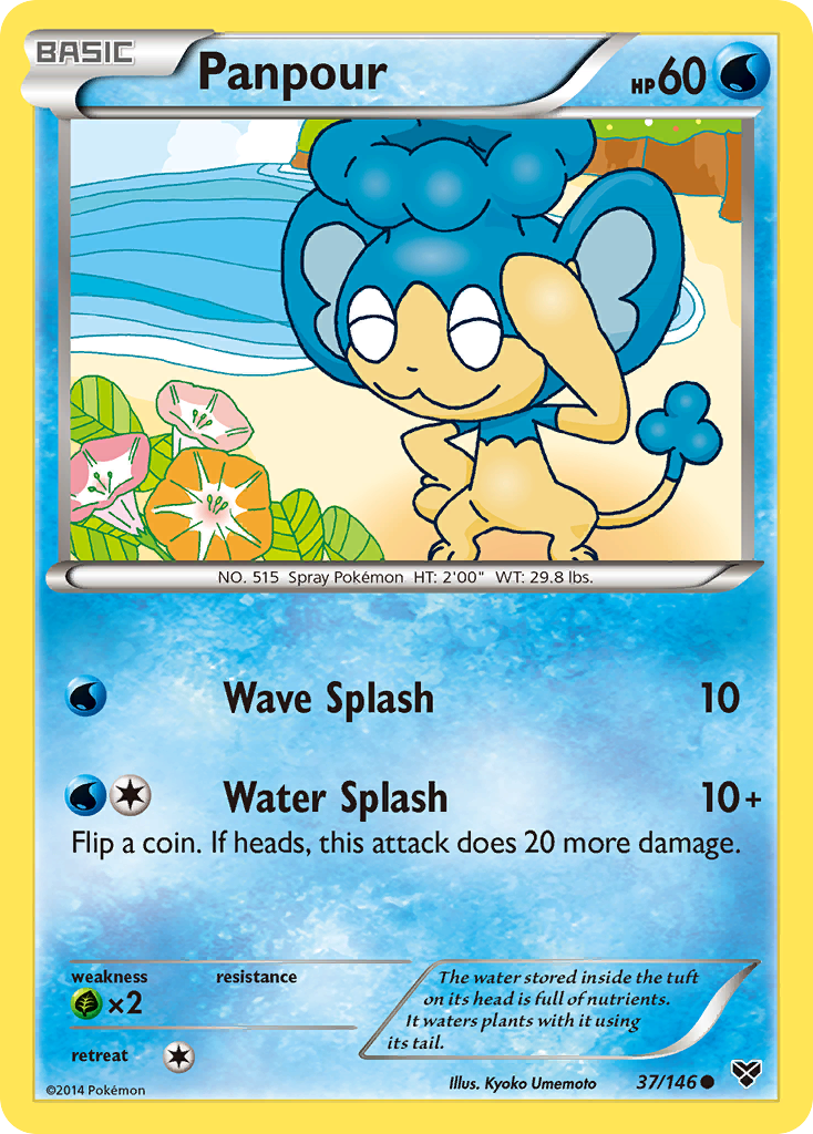 Panpour - XY - #37 - Pokemon TCG card