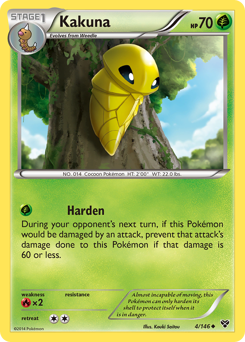 Kakuna #4 Kakuna - XY - #4 - Pokemon TCG card