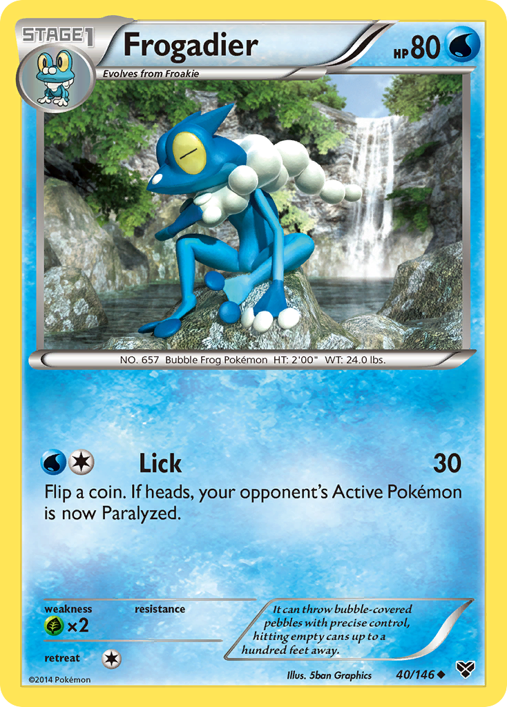 Frogadier - XY - #40 - Pokemon TCG card