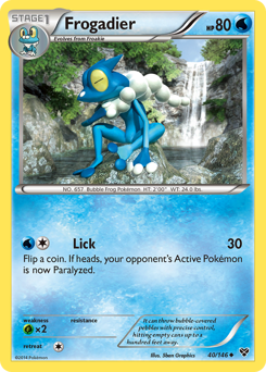 Frogadier - XY - #40 - Pokemon TCG card
