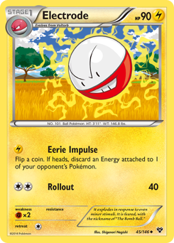 Electrode #45 Electrode - XY - #45 - Pokemon TCG card