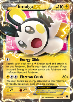 Emolga-EX #46 Emolga-EX - XY - #46 - Pokemon TCG card