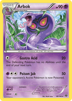Arbok - XY - #48 - Pokemon TCG card
