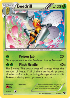 Beedrill #5 Beedrill - XY - #5 - Pokemon TCG card