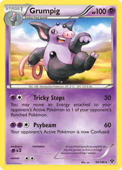Grumpig #50 Grumpig - XY - #50 - Pokemon TCG card