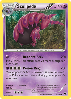 Scolipede - XY - #53 - Pokemon TCG card