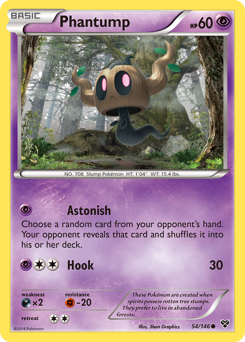 Phantump - XY - #54 - Pokemon TCG card