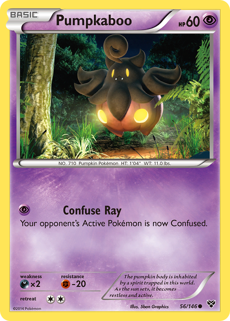 Pumpkaboo - XY - #56 - Pokemon TCG card