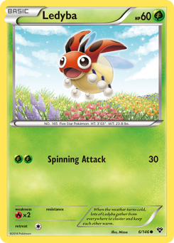 Ledyba #6 Ledyba - XY - #6 - Pokemon TCG card